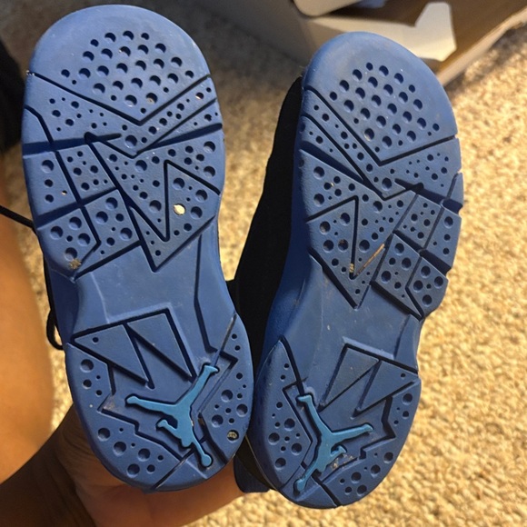 Kids Black and Blue Sneakers - Picture 2 of 3